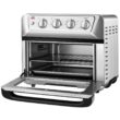Costway 21.5 qt. Silver Air Fryer Toaster Oven 1800-Watt Countertop Convection Oven with Recipe