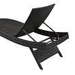 EDYO LIVING BestHomeChoice Set of 2 Wicker Brown Wicker Frame Stationary Chaise Lounge Chair with Woven Seat