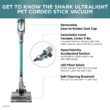 Shark 120 Volt Corded Pet Stick Vacuum (Convertible To Handheld)