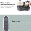 Babymoov Duo Meal Station Food Maker 6 in 1 Food Processor with Steam Cooker, Multi-Speed Blender, Baby Purees, Warmer, Defroster, 1 Count (Pack of 1) (Nutritionist Approved) - 4