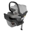 UPPAbaby Mesa Max Infant Car Seat/Base with Load Leg and Robust Infant Insert Included/Innovative Safety Features + Simple Installation/Direct Stroller Attachment/Anthony (White+Grey Chenille) - 1