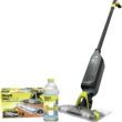 Shark VM252 VACMOP Pro Cordless Hard Floor Vacuum Mop with LED Headlights, 4 Disposable Pads & 12 oz. Cleaning Solution, Charcoal Gray - 1