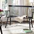 Safavieh American Homes Collection Addison Spindle Back Black Bench