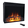 Cambridge 22.8-in W Black Fan-forced Electric Fireplace