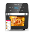 Nuwave Brio Air Fryer Oven, 15.5Qt X-Large Family Size, Integrated Smart Thermometer