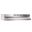 Broan-NuTone 413001 Non-Ducted Ductless Range Hood with Lights Exhaust Fan for Under Cabinet, 30-Inch, Stainless Steel