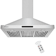 Empava 30-in 380-CFM Ducted Stainless Steel Wall-Mounted Range Hood