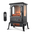 Selectric 15-in W Black Infrared Quartz Electric Fireplace