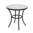Style Selections Pelham Bay Round Outdoor Bistro Table 28-in W x 28-in L