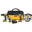 DEWALT 4-Tool 20-Volt Max Power Tool Combo Kit with Soft Case (2-Batteries and charger Included)