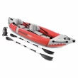 Intex Red PVC Sit-in Fishing Kayak with Carrying Strap/Handle, Drain Plug, and 2 Paddles - Maximum Capacity 396.8 lbs.