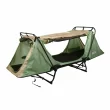 Kamp-Rite Original Tent Cot Folding Camping Bed for 1 Person, Green - Lightweight and Durable Nylon Material with Aluminum Frame