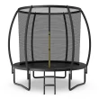 Costway 12FT Outdoor Large Recreational Trampoline w/ Ladder Enclosure Net Safety Pad - Black