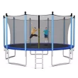 Costway 8/10/12/14/15/16FT Jumping Exercise Recreational Bounce Trampoline W/Safety Net
