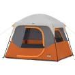 Core Equipment 4 Person Straight Wall Tent - Orange