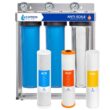 Express Water WH300SCPS 3 Stage Whole House Water Filtration System - Sediment, PHO, Carbon - includes Pressure Gauges and more