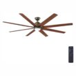 Home Decorators Collection Kensgrove 72 in. Integrated LED Indoor/Outdoor Espresso Bronze Ceiling Fan with Light and Remote Control