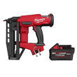 Milwaukee 3020-20–48-11-1861 M18 FUEL 18V Gen ll 16-Gauge Straight Finish Nailer and M18 18V Lithium-Ion REDLITHIUM FORGE 6.0 Ah Battery Pack