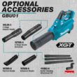 Makita GBU01M1-BL4040 XGT 40V max Brushless Cordless Leaf Blower Kit (4.0Ah) with bonus 40V Max XGT 4.0Ah Battery