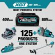 Makita GBU01M1-BL4040 XGT 40V max Brushless Cordless Leaf Blower Kit (4.0Ah) with bonus 40V Max XGT 4.0Ah Battery