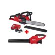 Milwaukee 2727-21HDP M18 FUEL 16 in. 18V Lithium-Ion Brushless Battery Chainsaw Kit with M18 GEN II FUEL Blower