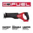 Milwaukee M18 FUEL Dual Battery 145 MPH 600 CFM 18V Brushless Cordless Blower w/SAWZALL Reciprocating Saw, (2) 6.0 Ah Batteries