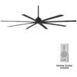 MINKA-AIRE Xtreme H20 84 in. Indoor/Outdoor Coal Ceiling Fan with Remote Control