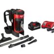 Milwaukee M18 FUEL 18-Volt Lithium-Ion Brushless 1 Gal. Cordless 3-in-1 Backpack Vacuum with 8.0 Ah Battery and Rapid Charger
