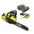 RYOBI RY405100-2B 40V HP Brushless 14 in. Battery Chainsaw with (2) 4.0 Ah Batteries and Charger