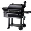 Z GRILLS ZPG-10002B 1060 sq. in. Wood Pellet Grill and Smoker PID 2.0 in Black