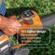 Husqvarna Leaf Blaster 350iB Battery Powered Cordless Leaf Blower, 200-MPH 800-CFM Battery Leaf Blower