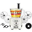 Homtone 16 Cup Food Processor, French-Fry-Cutter Food Processors, 9 Functions 7 Blades, 3 Speeds, 600W, Beige