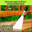 PowRyte Electric Pressure Washer, Brass Foam Cannon, 4 Different Pressure Tips, Power Washer, 4200 PSI 2.6 GPM