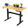 FLEXIMOUNTS Electric Height Adjustable Work Bench with Memory Keypad 47x24 Inches