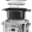 De'Longhi Livenza Multi-Cooker, Stainless Steel - 6 qt - Crock Pot Slow Cooker De'Longhi Livenza Multi-Cooker, Stainless Steel - 6 qt - Crock Pot Slow Cooker