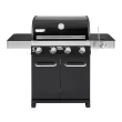 Monument Grills 4-Burner Liquid Propane 60000 BTU Gas Grill Stainless with Side Burner