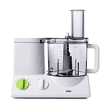 Braun FP3020 12 Cup Food Processor Ultra Quiet Powerful motor, White