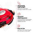 Grillbot Automatic Grill Cleaning Robot (Red Grillbot + Carry Case, Grillbot Bundle)