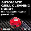 Grillbot Automatic Grill Cleaning Robot (Red Grillbot + Carry Case, Grillbot Bundle)