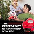 Grillbot Automatic Grill Cleaning Robot (Red Grillbot + Carry Case, Grillbot Bundle)