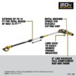 DEWALT DCPS620B 20V MAX 8in. Brushless Cordless Battery Powered Pole Saw (Tool Only)