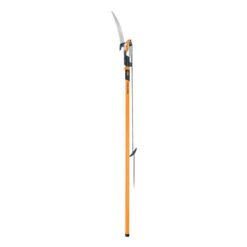 Fiskars 393981-1002 PowerLever 1-1/8 in. Cut Capacity Steel Saw Blade 15 in. Fiberglass Pole 14 ft. Tree Pruner