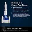 Polaris Vac-Sweep 360 Pressure Inground Pool Cleaner, Triple Jet Powered with a Single Chamber Debris Bag
