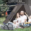 Outsunny 12Ft Camping Tent 6-7 Person 4 Season with 8 Mesh Windows, Outdoor Tent