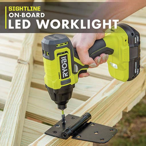 RYOBI ONE+ PCL235B 18V Cordless 1/4 in. Impact Driver (Tool Only)