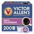 Victor Allen's Coffee Colombian, Medium Roast, 200 Count, Single Serve Coffee Pods for Keurig K-Cup Brewers