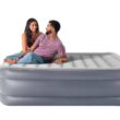 Intex 20" Dura-Beam Deluxe Raised Air Bed Mattress with Internal Pump - Queen