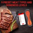 ThermoPro TempSpike 500FT Wireless Meat Thermometer, Bluetooth Meat Thermometer Wireless for Turkey Beef Lamb