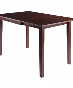 Winsome Wood Perrone Drop Leaf Dining Table, Walnut Finish