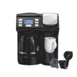 Hamilton Beach 49902 FlexBrew Trio 2-Way Coffee Maker, Black - Fast Brewing